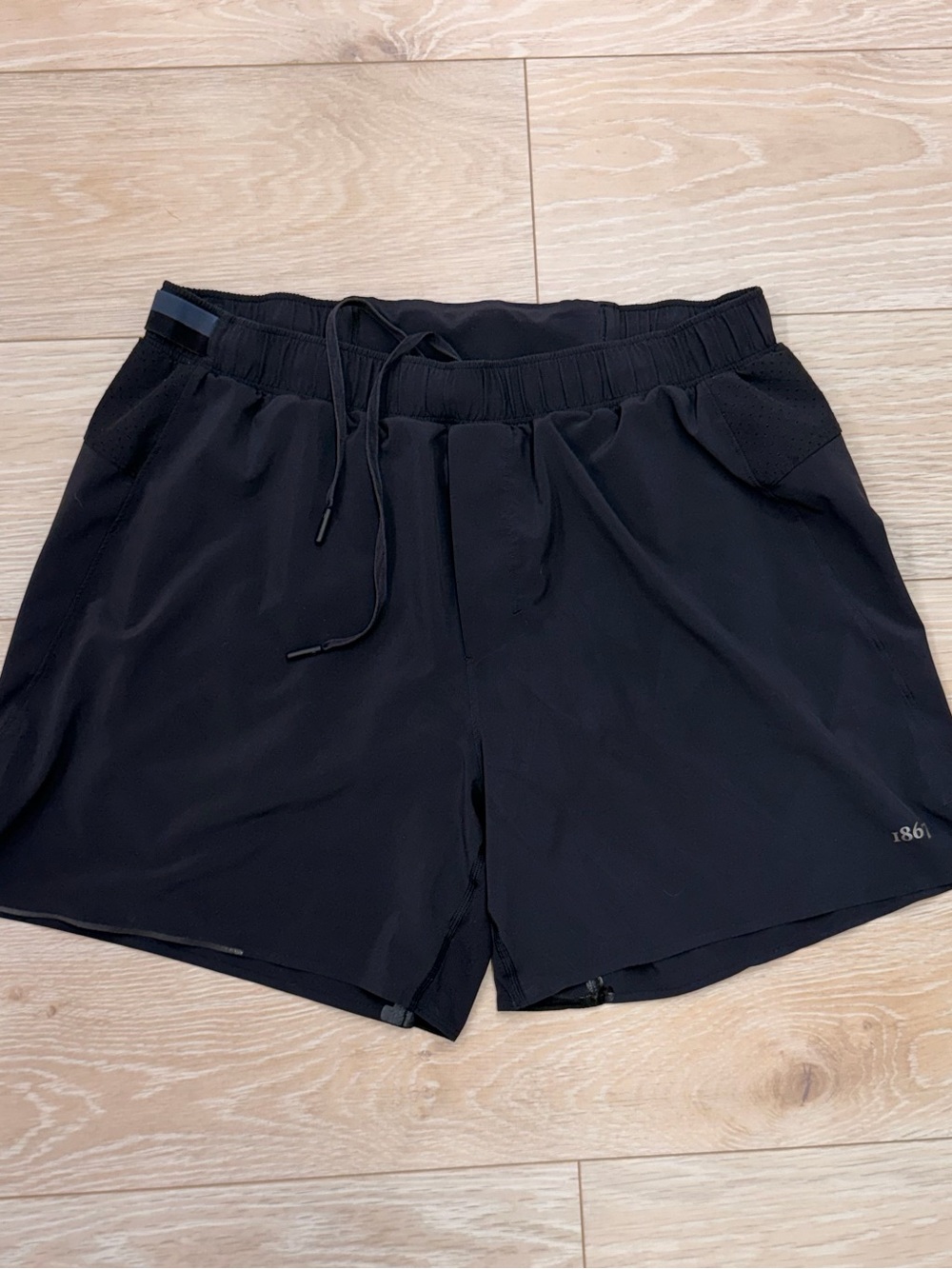 Black Lululemon Athletic Drawstring Shorts